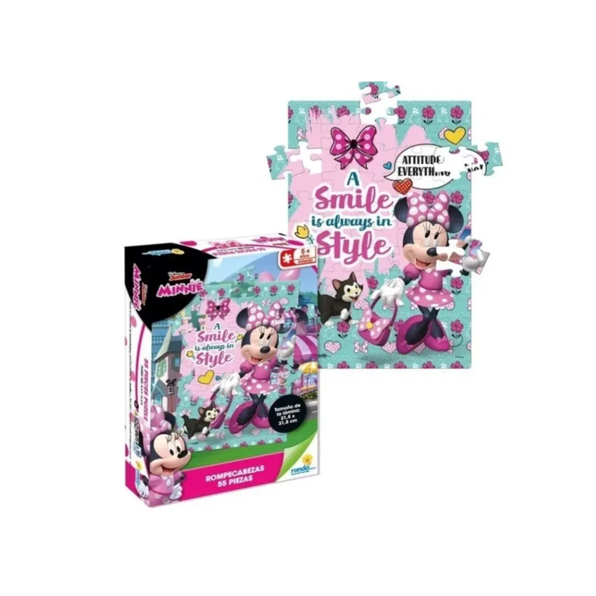Rompecabezas X 55 Piezas Minnie Bow Tique