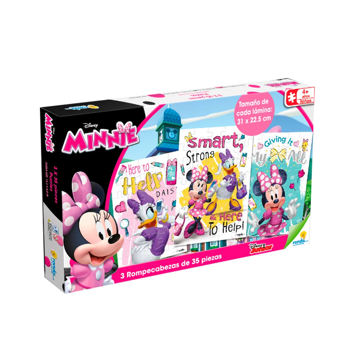 Rompecabezas 3 X 35 Piezas Minnie