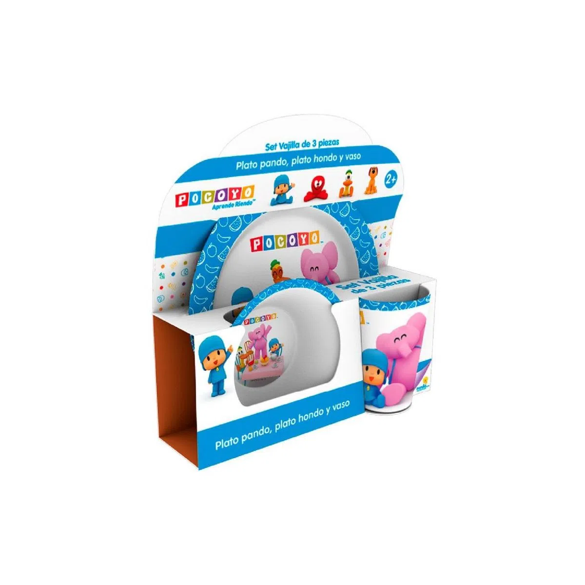 Set Vajilla 3 Piezas Pocoyo