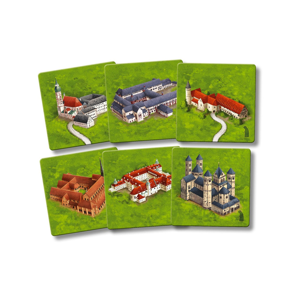 Carcassonne: Kloster in Deutschland - Eng