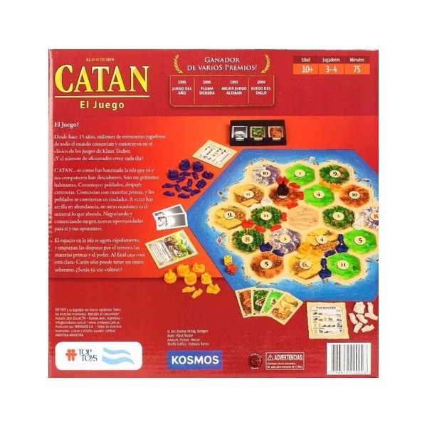 Catan Básico - Juego de Mesa Estrategico