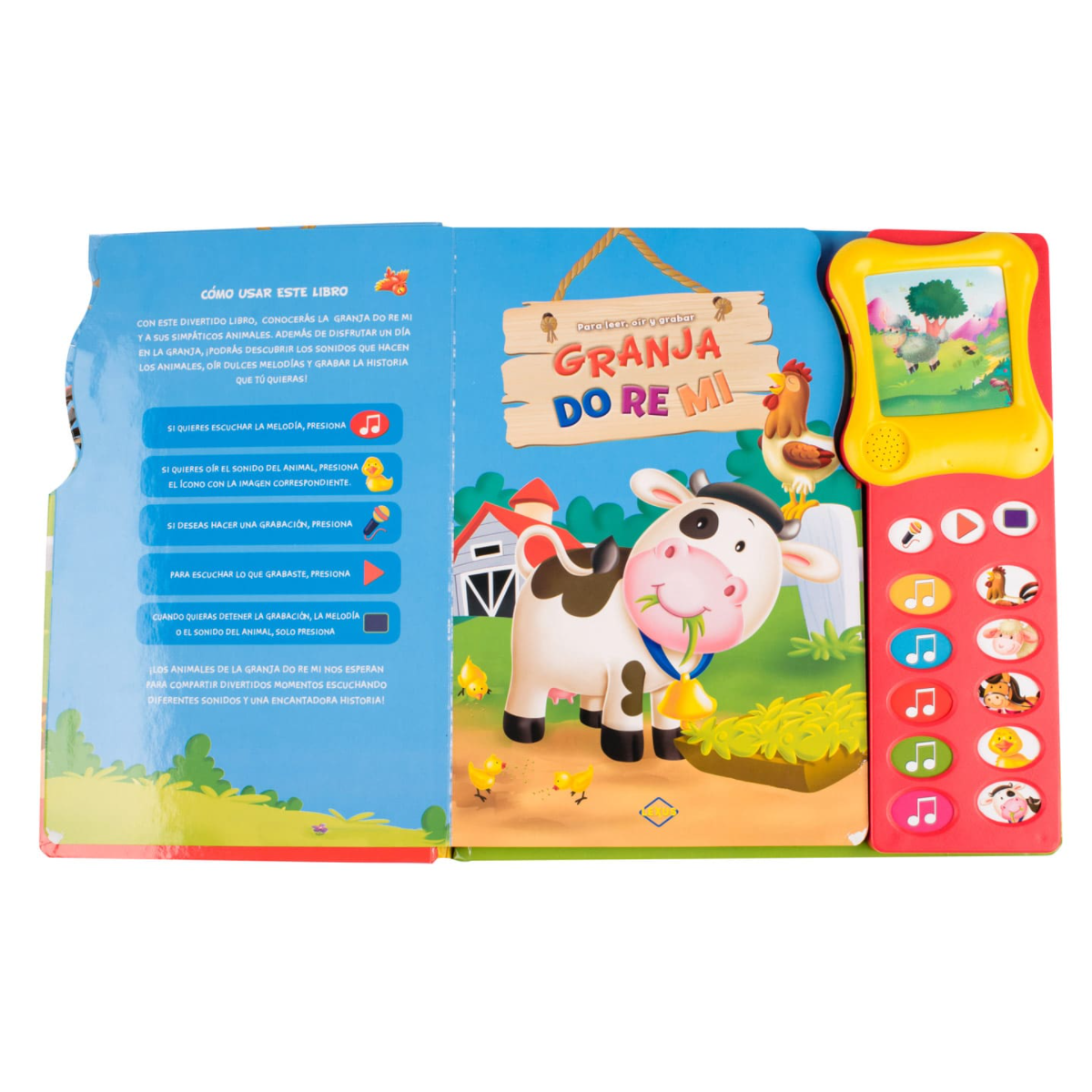 Granja Do Re Mi Para Leer, Oír y Grabar