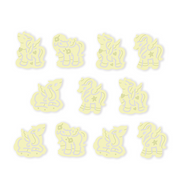 Glow- Unicornios para Decorar Brillo en la Oscuridad