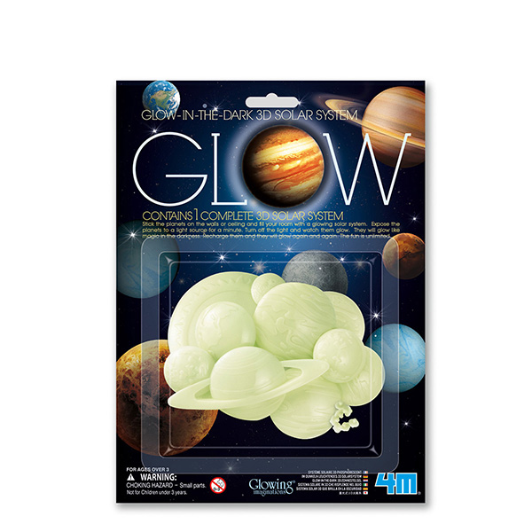 Sistema Solar Brilla en la Oscuridad- Infantil Glow