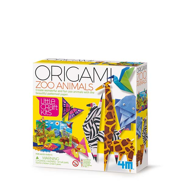 Origami Animales Del Zoologico- Kit Infantil