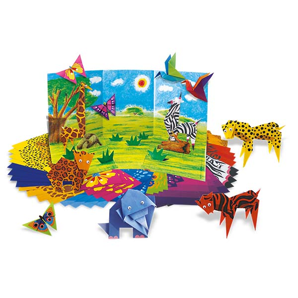 Origami Animales Del Zoologico- Kit Infantil