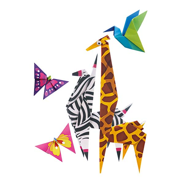 Origami Animales Del Zoologico- Kit Infantil