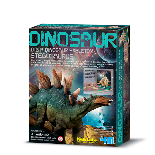 Excava tu Esqueleto De Stegosaurus- Kidz Labs