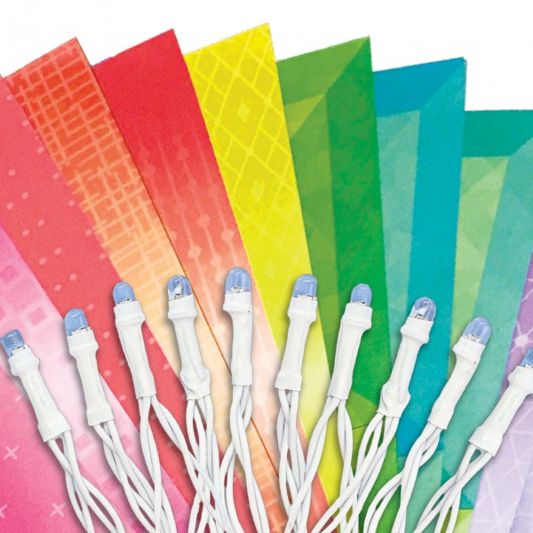 Luces De Flores Origami - Kit De Arte Para Niños