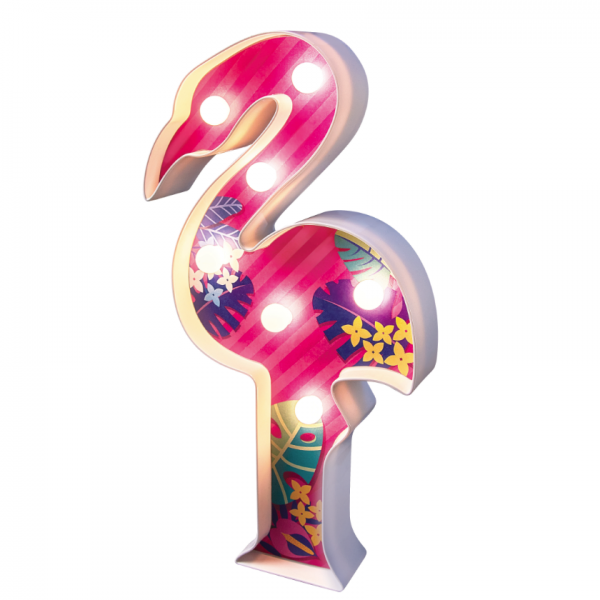 Lampara de Flamingo - Kit De Arte Para Niños