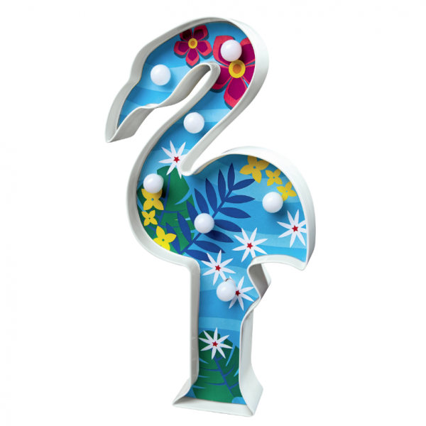 Lampara de Flamingo - Kit De Arte Para Niños