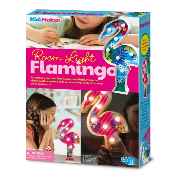 Lampara de Flamingo - Kit De Arte Para Niños