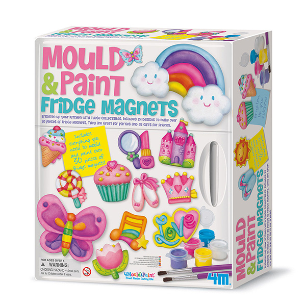 Kit Decora tus Imanes de Nevera- Mould and Paint 4M
