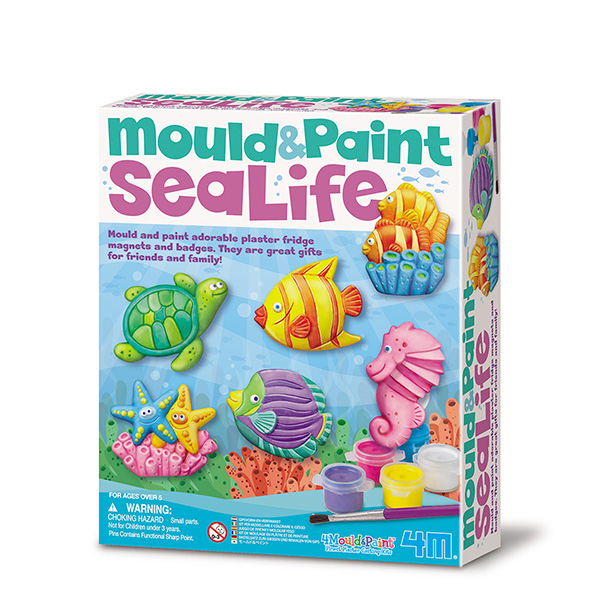 Moldes para Pintar Oceano Infantil- Mould and Paint 4M