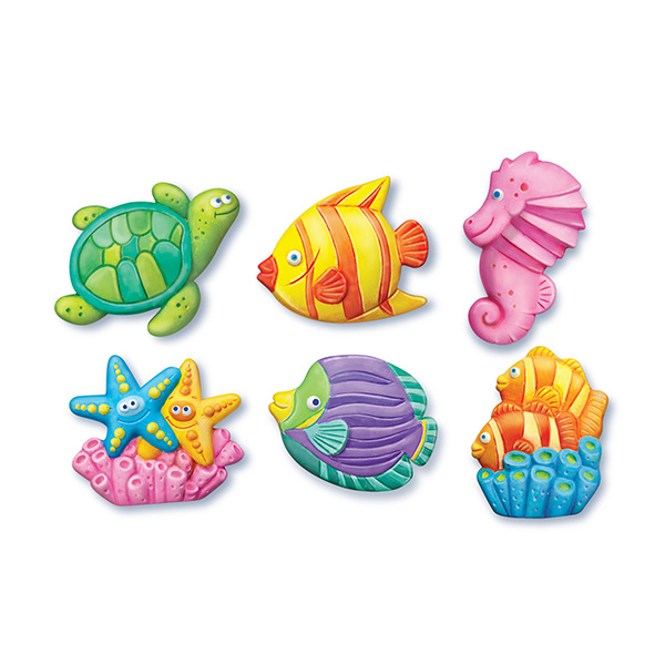 Moldes para Pintar Oceano Infantil- Mould and Paint 4M