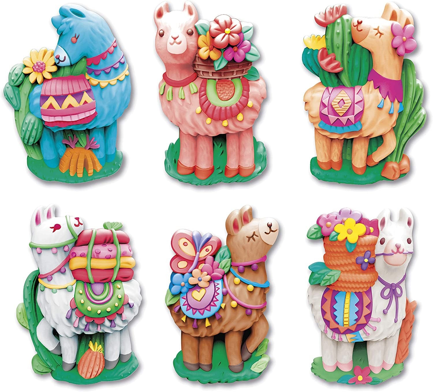 Kit de Arte Moldea y Pinta Llama- 4M