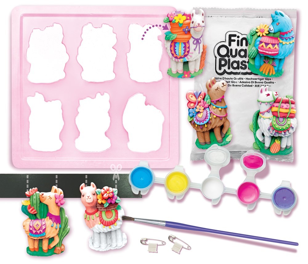 Kit de Arte Moldea y Pinta Llama- 4M