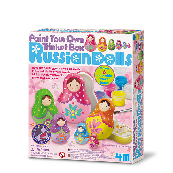 Moldes Para Pintar tus Muñecas Rusas- Kit Infantil 4m