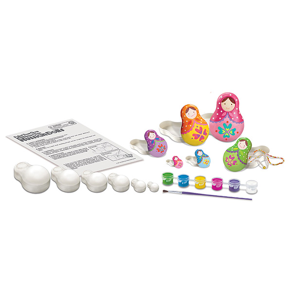 Moldes Para Pintar tus Muñecas Rusas- Kit Infantil 4m