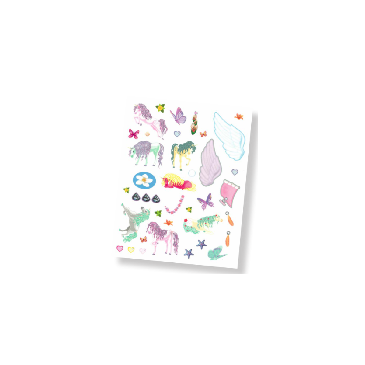 Unicornios con Pegatinas