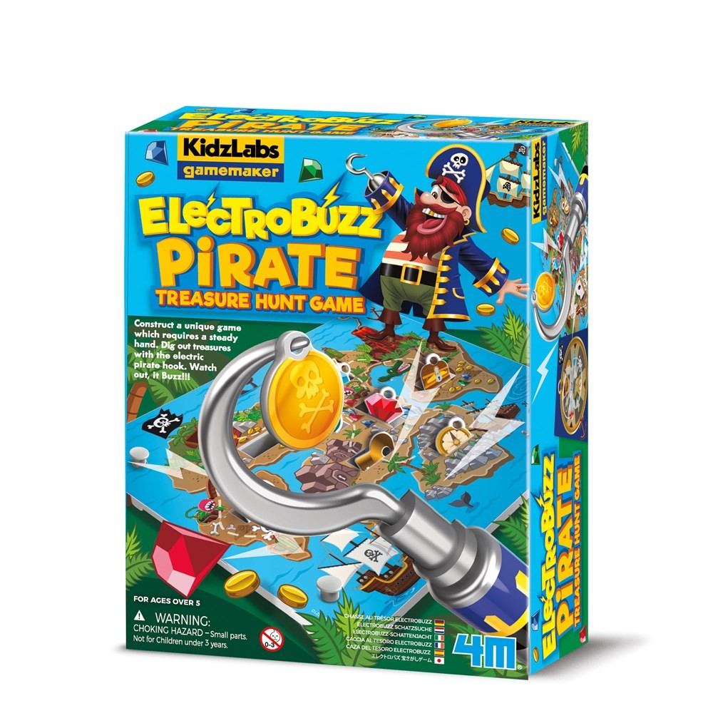 Busqueda del Tesoro Pirata de Electrobuzz- KidzLabs 4M
