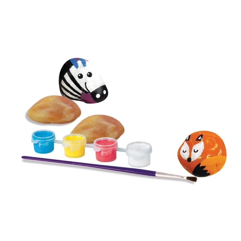 Kit Para Pintar piedras del Jardin/ Garden Stone Painting 4M