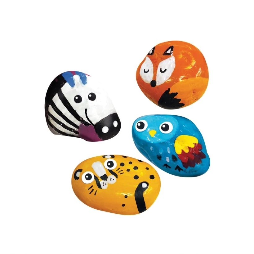 Kit Para Pintar piedras del Jardin/ Garden Stone Painting 4M