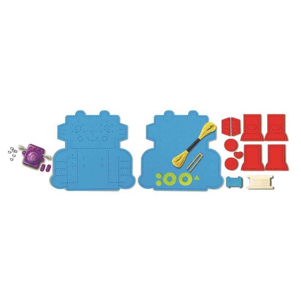 Kit Infantil Puntada Electrica Robot- Steam 4M