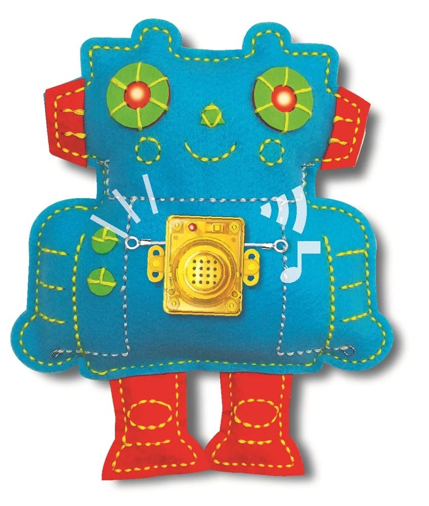Kit Infantil Puntada Electrica Robot- Steam 4M