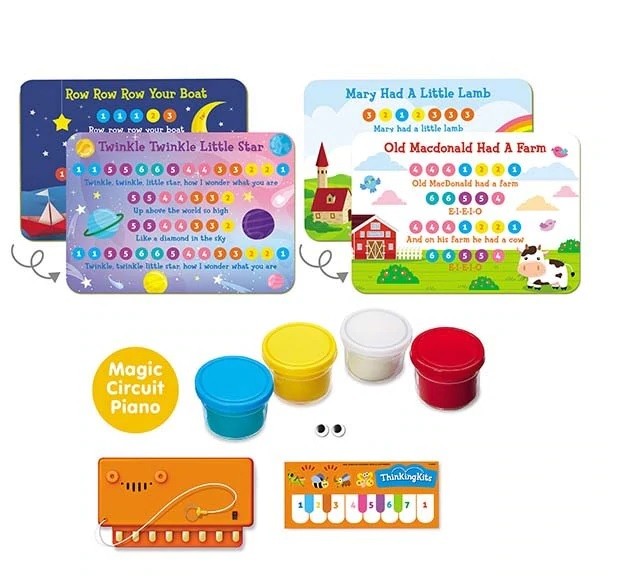 Kit Infantil Piano Circuito De Masa- 4m