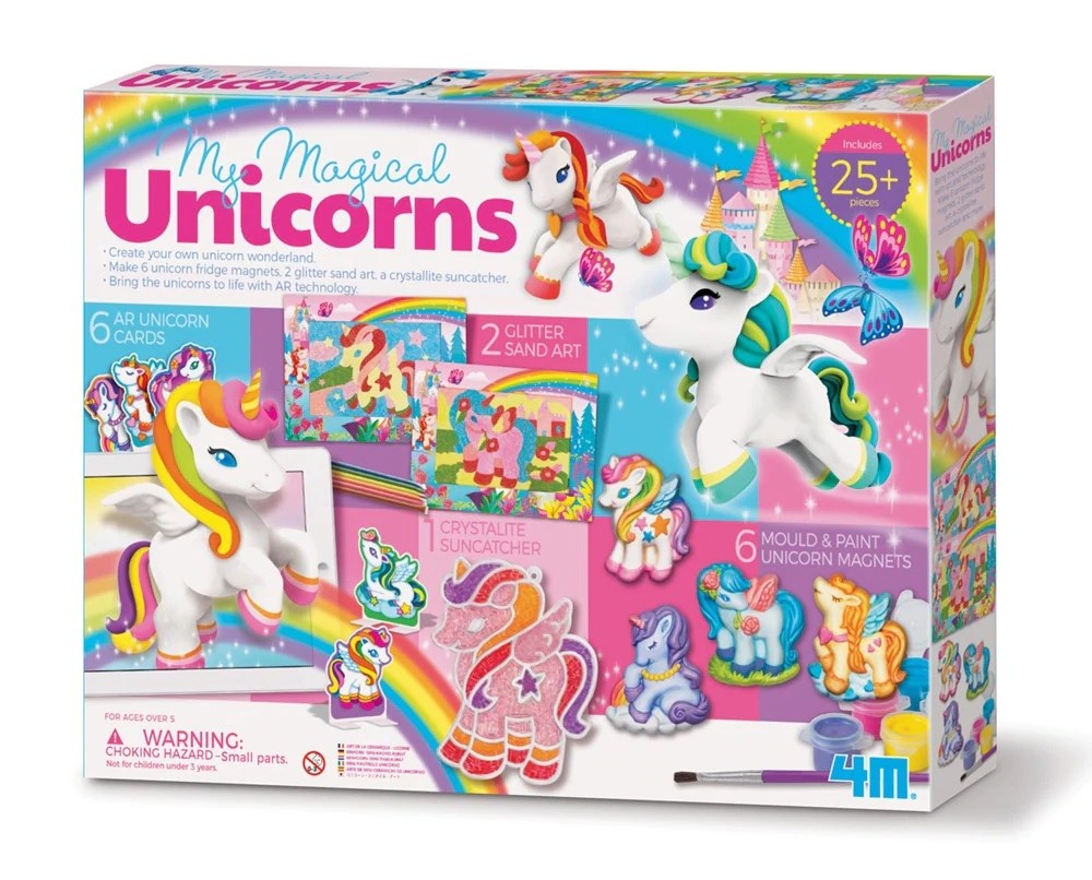 Set de Manualidades 4 en 1 Mis Unicornios Magicos- 4M