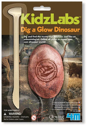 Kit Infantil Cava un Dinosaurio Luminioso Pequeño- Kidzlabs 4m