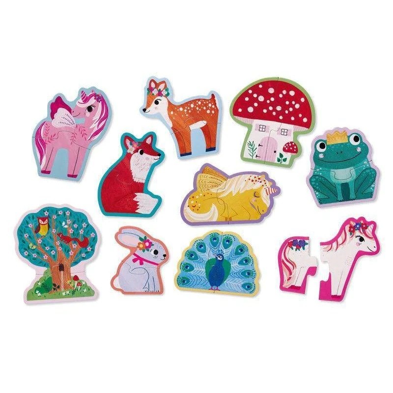 Rompecabezas de 2 Piezas Let's Begin- Unicornio 10pcs