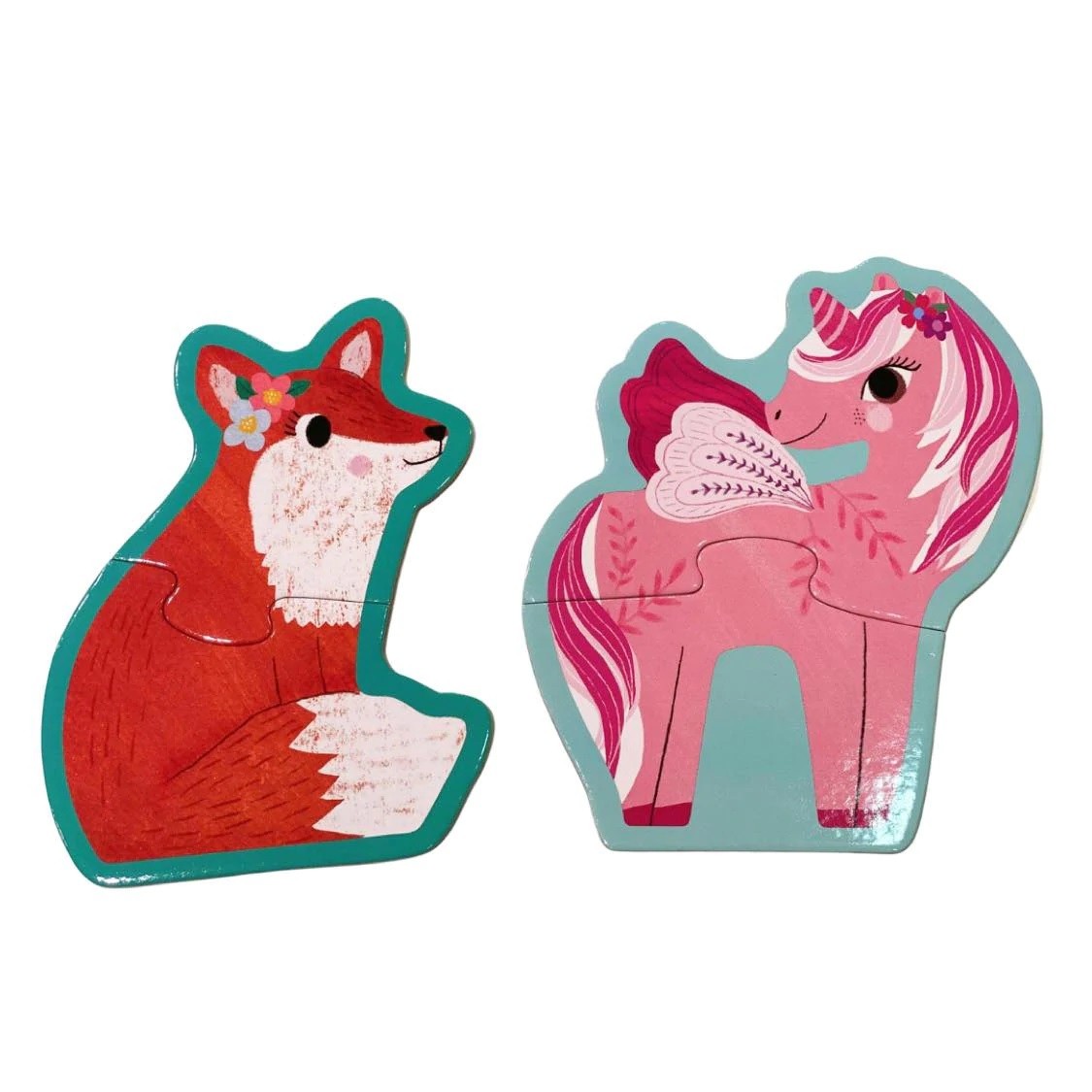 Rompecabezas de 2 Piezas Let's Begin- Unicornio 10pcs