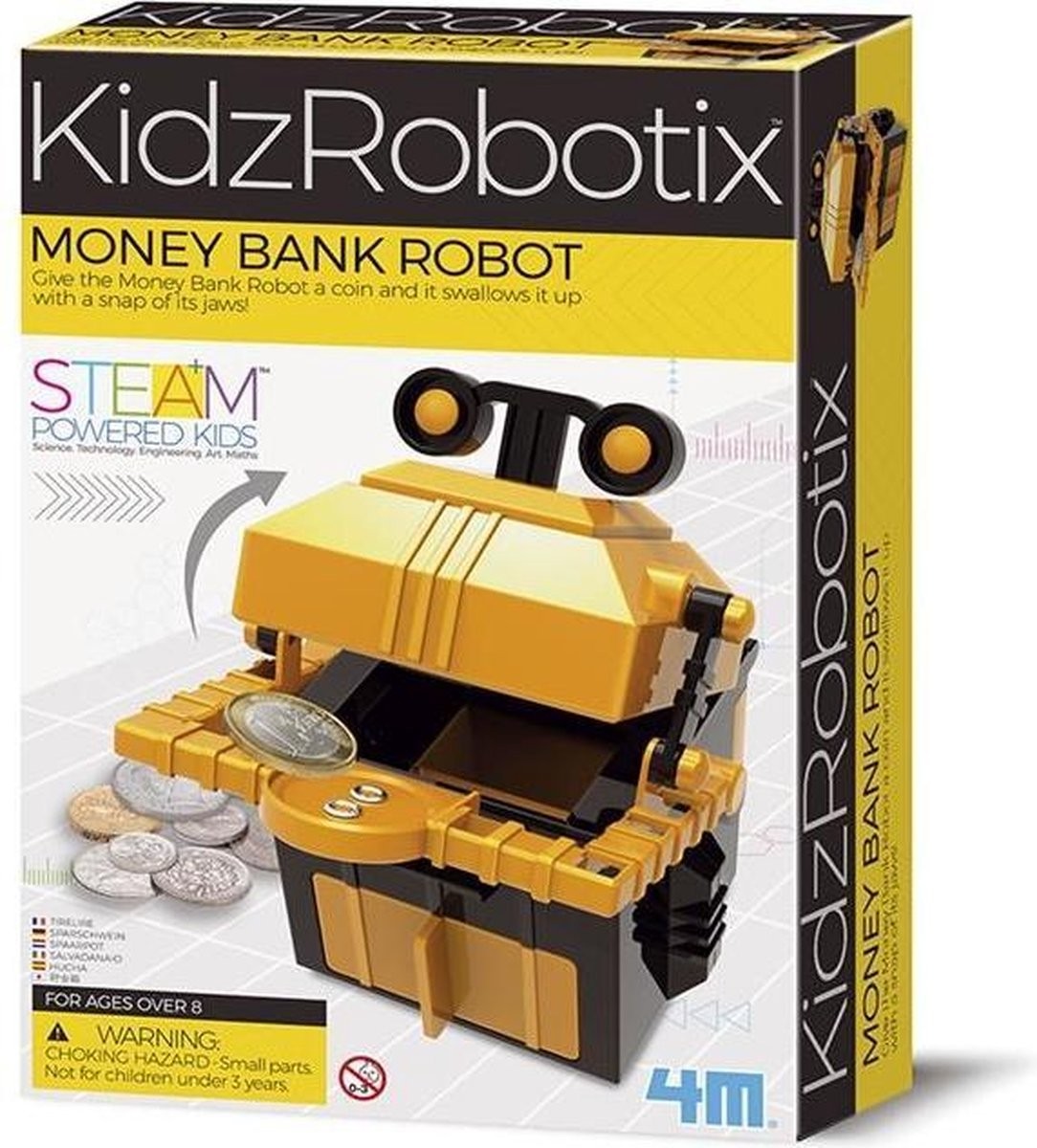 Robot De Banco De Dinero 4m - Money Bank Robot