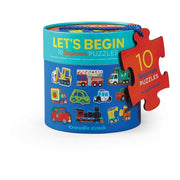 Rompecabezas De 2 Piezas Let's Begin- Carros 10pcs