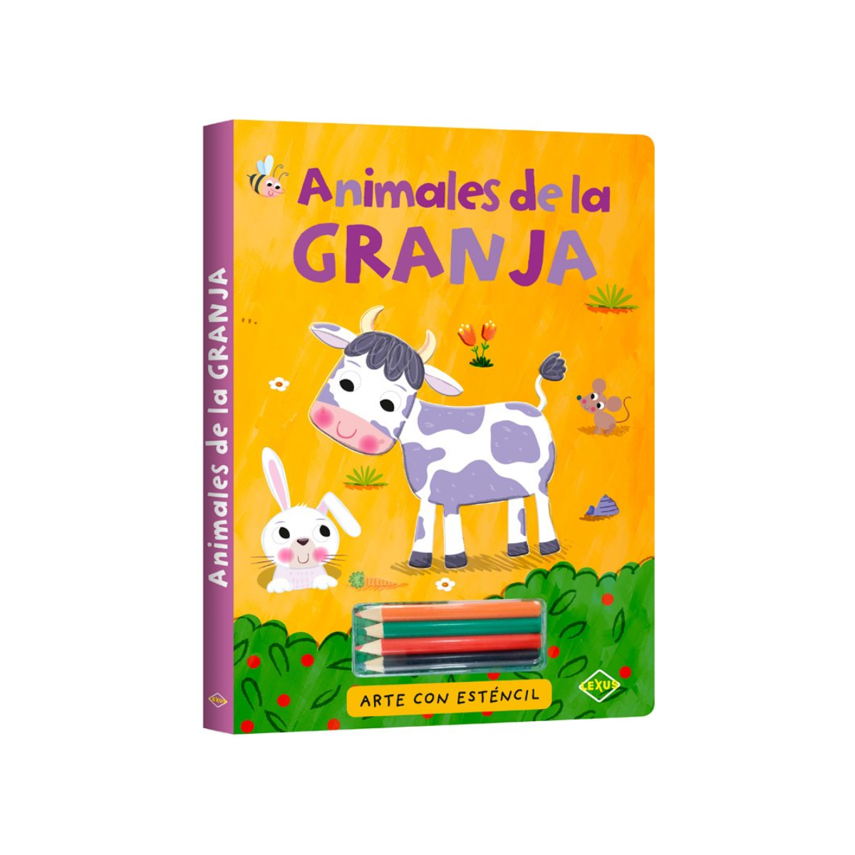 Animales de la Granja Arte con Esténciles