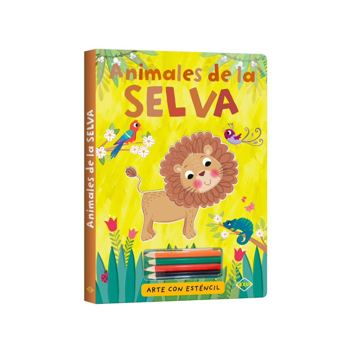 Animales de la Selva Arte con Esténciles