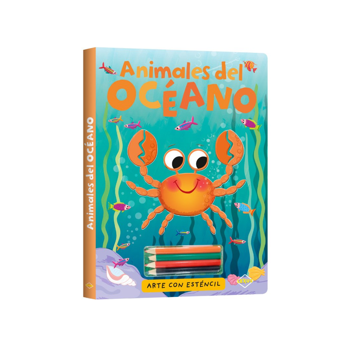 Animales del Océano Arte con Esténciles