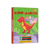 Dinosaurios Arte con Esténciles
