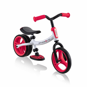 Bicicleta Infanti Equilibrio Empujador Ajustable Roja/Blanca