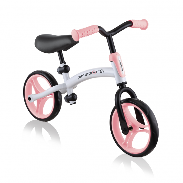 Bicicleta Infanti Equilibrio Empujador Ajustable Rosa Pastel