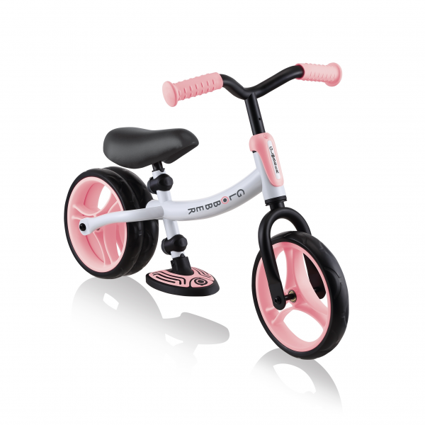 Bicicleta Infanti Equilibrio Empujador Ajustable Rosa Pastel