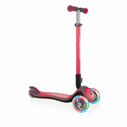 Monopatín Elite Deluxe Roja- Llantas de Luces Led