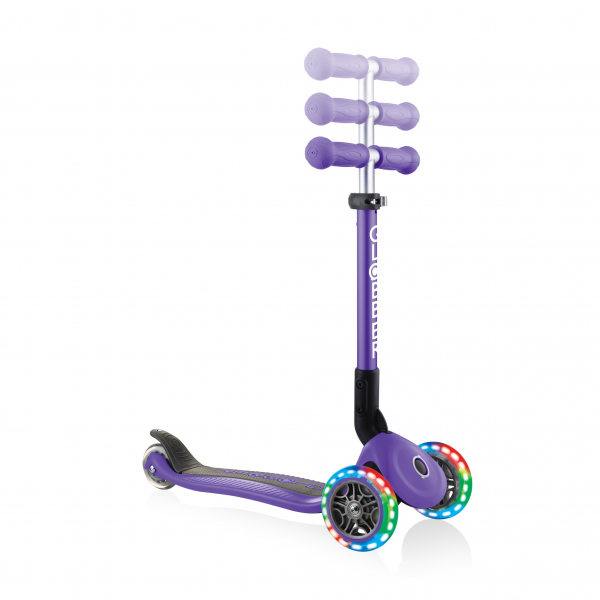 Monopatín Infantil Junior Luces Led Violeta- Morado