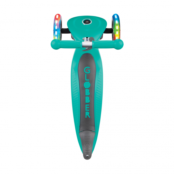 Monopatín Infantil Junior Luces Led Verde Esmeralda