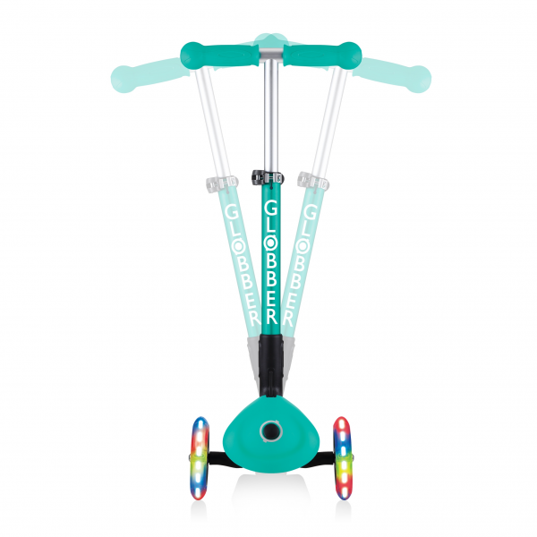 Monopatín Infantil Junior Luces Led Verde Esmeralda