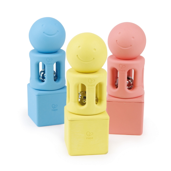 Trio de Cascabeles Geometricos para Bebe