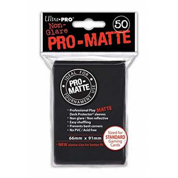 Pro-Matte Fundas Standard, Negro 66 x 91 mm
