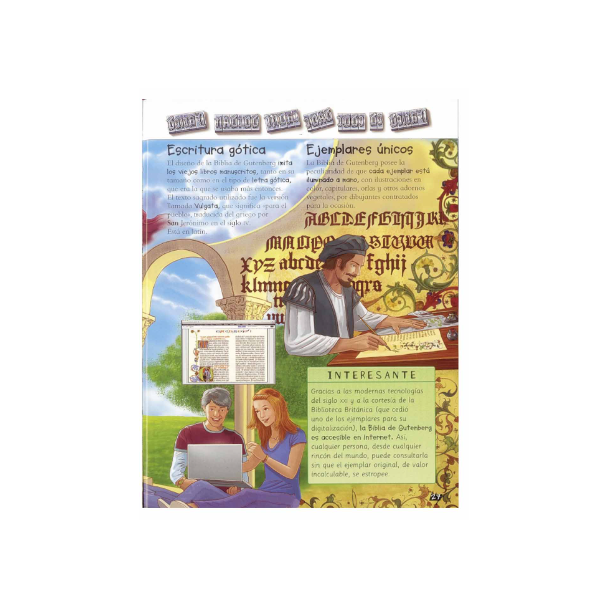 Mini Biografías, Gutenberg